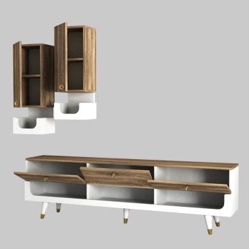 Dekorister Exclusive Pretty Tv Ünitesi Beyaz-Ceviz