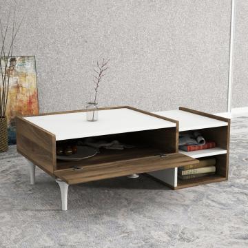 Dekorister Exclusive Destina Orta Sehpa Beyaz-Ceviz