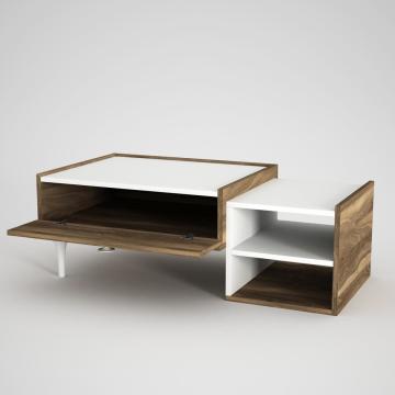 Dekorister Exclusive Destina Orta Sehpa Beyaz-Ceviz