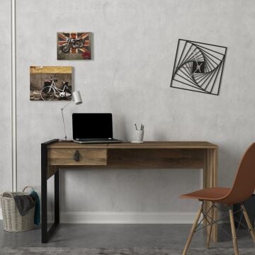 Lost Metal Çalışma Masası Ceviz