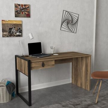 Lost Metal Çalışma Masası Ceviz