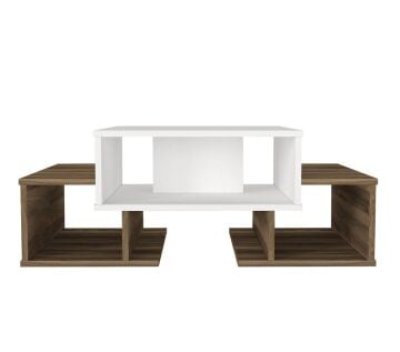 Sarafina Orta Sehpa Beyaz-Ceviz