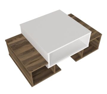 Sarafina Orta Sehpa Beyaz-Ceviz