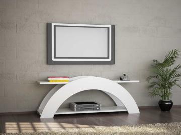 Dekorister Curve Tv Ünitesi Beyaz