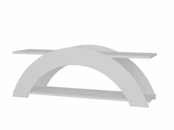 Dekorister Curve Tv Ünitesi Beyaz