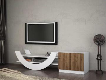 Dekorister Galaktika Tv Ünitesi Beyaz-Ceviz