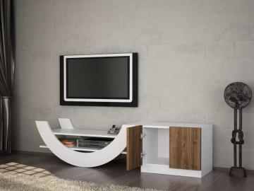 Dekorister Galaktika Tv Ünitesi Beyaz-Ceviz