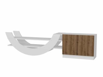 Dekorister Galaktika Tv Ünitesi Beyaz-Ceviz