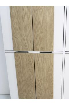 Dorpek Poy 6 Kapaklı Gardırop - 182 cm Y, 184 cm G - Genç Odası ve Yatak Odası Gardırop