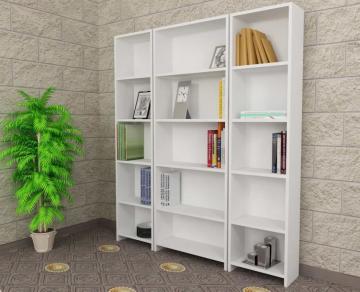 Dekorister Cansu DGD 5 Raflı Kitaplık Beyaz