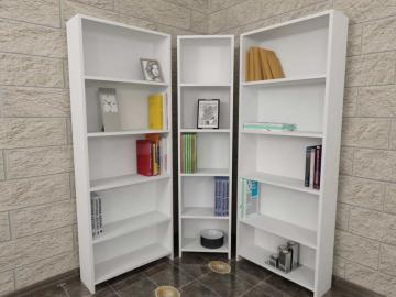 Dekorister Cansu GDG 5 Raflı Kitaplık Beyaz