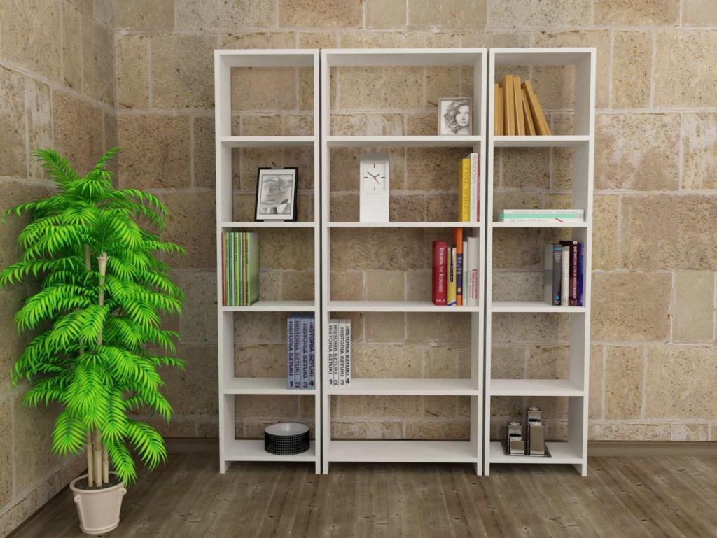 Dekorister Göksu DGD 5 Raflı Kitaplık Beyaz