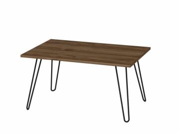 Deren Metal Ayaklı Orta Sehpa Ceviz